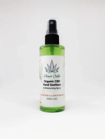 Organic 50mg CBD Hand Sanitizer (Flower Child)